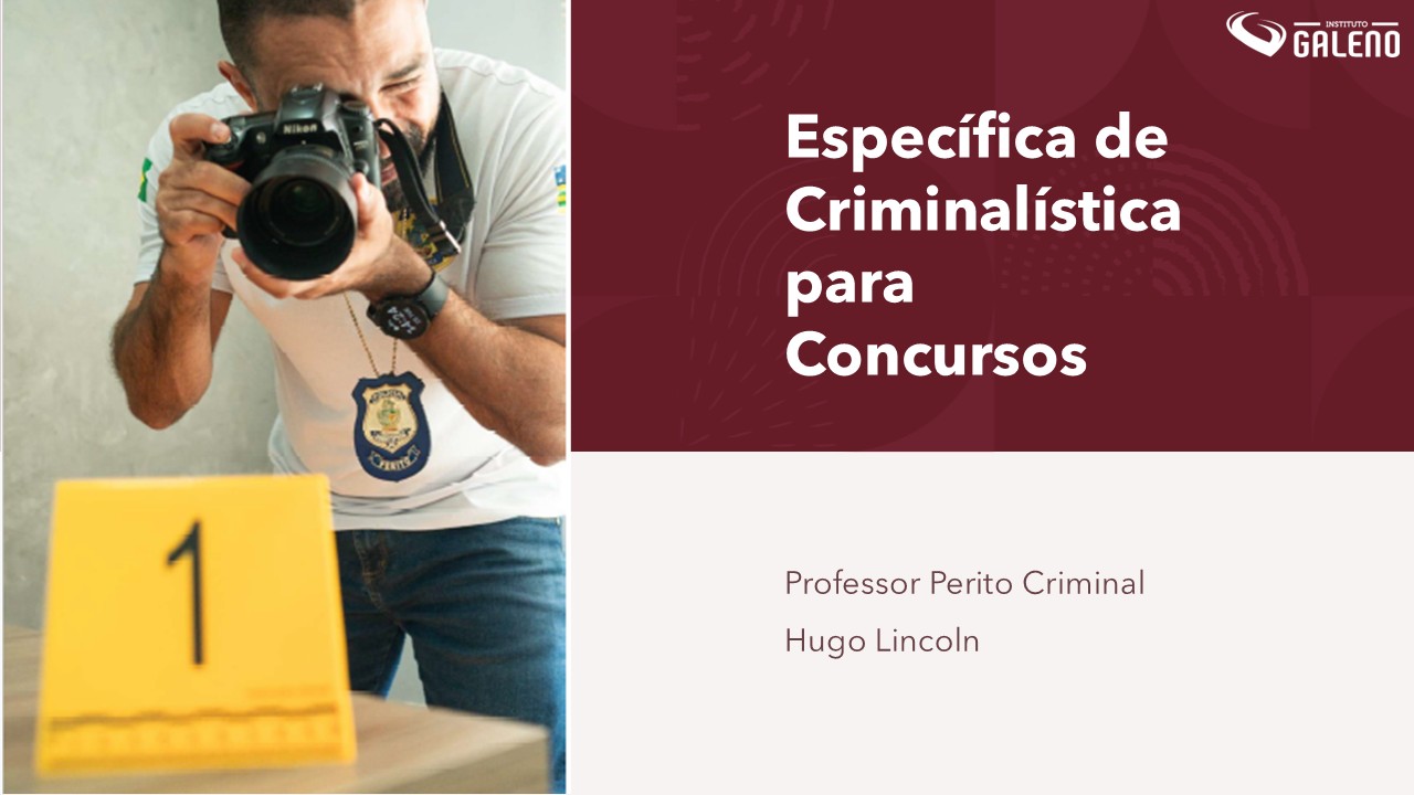 Especifica de Criminal&iacute;stica